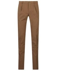 Incotex - Pattern 54 Pleated Trousers - Lyst