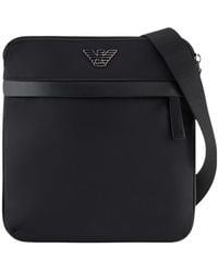 Emporio Armani - Asv Flat Shoulder Bag - Lyst