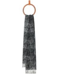 Loewe - Fringed Edge Scarf - Lyst