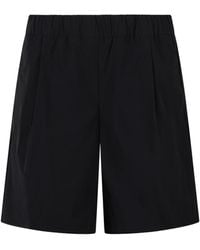 Herno - Elasticated Waistband Bermuda Shorts - Lyst