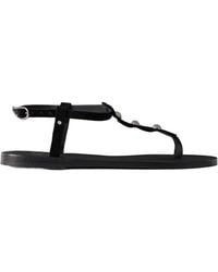 Ancient Greek Sandals - Ilida Studded Suede Sandals - Lyst