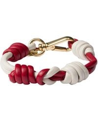 Prada - Braided Nappa Leather Bracelet - Lyst
