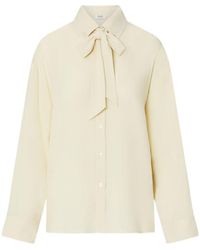 Liu Jo - Pussy-Bow Long-Sleeve Shirt - Lyst