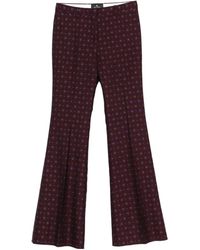 Etro - Floral-Print Jacquard-Woven Trousers - Lyst