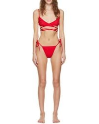 Balenciaga - Wrap Bikini Set - Lyst