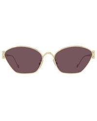 Loewe - Anagram Hexagon Metal Sunglasses - Lyst