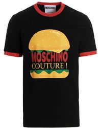 Moschino - Graphic-Print Crew-Neck T-Shirt - Lyst