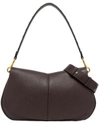 Gianni Chiarini - Large Helena Round Grained-Leather Shoulder Bag - Lyst