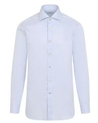 Kiton - Slim Fit Cotton Shirt - Lyst