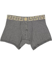 Versace - Greca Border Stretched Boxers - Lyst