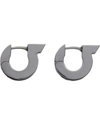 Ferragamo - Gancini Crystal Earrings - Lyst