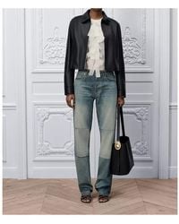 Dior - Long-Sleeved Leather Jacket - Lyst