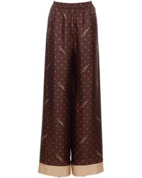 Valentino - Stelline Firma Starry Twill Trousers - Lyst