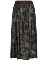 Uma Wang - Patterned Skirt - Lyst
