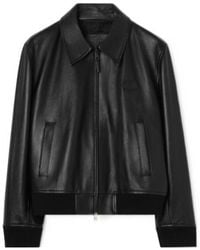 Burberry - Bloomsbury Leather Jacket - Lyst