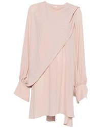 Gianluca Capannolo - Amina Draped Mini Dress - Lyst