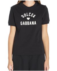 Dolce & Gabbana - T-Shirt With Logo - Lyst