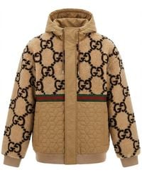 Gucci - Gg Jacquard Long-Sleeved Jacket - Lyst
