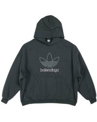 Balenciaga - Adidas Hoodie Large Fit - Lyst