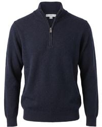 Malo - Half-Zip Cashmere Sweater - Lyst
