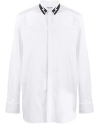 Neil Barrett - Lightning Print Lapel Shirt - Lyst