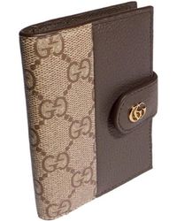 Gucci - Bi-Color Gg Marmont Card Case - Lyst