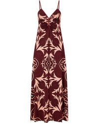 Johanna Ortiz - Printed Stretch-Jersey Maxi Dress - Lyst