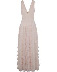 Twinset - Sleeveless V-Neck Dress - Lyst