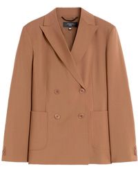 Weekend by Maxmara - Double-Brebreasted Wool Suit Jacket - Lyst
