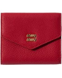 Miu Miu - Small Leather Wallet - Lyst