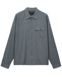 Prada - Zip-Front Shirt - Lyst