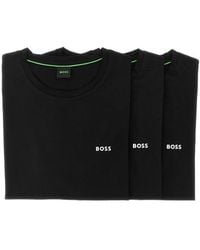 BOSS - Logo 3-Pack Crew Neck T-Shirts - Lyst