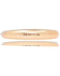 AllSaints - Minimalist Hinged Bracelet - Lyst