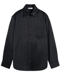 By Malene Birger - Satin Patch-Pocket Shirt - Lyst