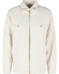 Moncler - Zip-Up Padded Shirt Jacket - Lyst