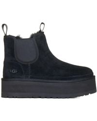 UGG - Neumel Suede Platform Chelsea Boots - Lyst