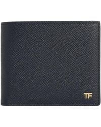 Tom Ford - T Logo Bi-Fold Wallet - Lyst