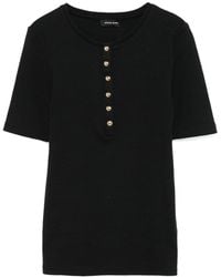 Anine Bing - Alessia Knitted T-Shirt - Lyst