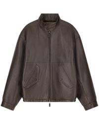 Emporio Armani - Reversible Blouson Jacket - Lyst