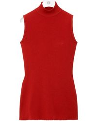 Loewe - High-Neck Sleeveless Top - Lyst
