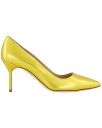 Manolo Blahnik - Tora Slip-On Pumps - Lyst