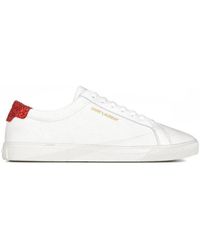 Saint Laurent - Low-Cut Lace Casual Sneakers - Lyst