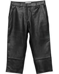 Frankie Shop - Lior Leather Capri Trousers - Lyst
