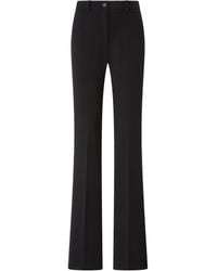 Pinko - Straight-Leg Pressed-Creases Trousers - Lyst