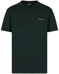 Emporio Armani - Logo-Print Short-Sleeve T-Shirt - Lyst