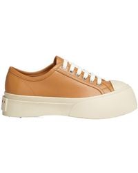 Marni - Nappa Leather Pablo Lace-Up Sneaker - Lyst