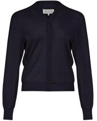 Maison Margiela - Button-Up V-Neck Cardigan - Lyst