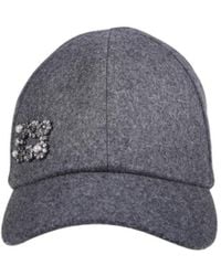 Roger Vivier - Embellished Baseball Cap Hat - Lyst