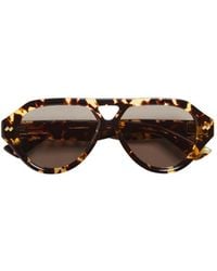 Bottega Veneta - Dizzy Aviator Sunglasses - Lyst