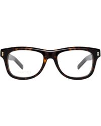 Gucci - Eyewear Square Frame Glasses - Lyst